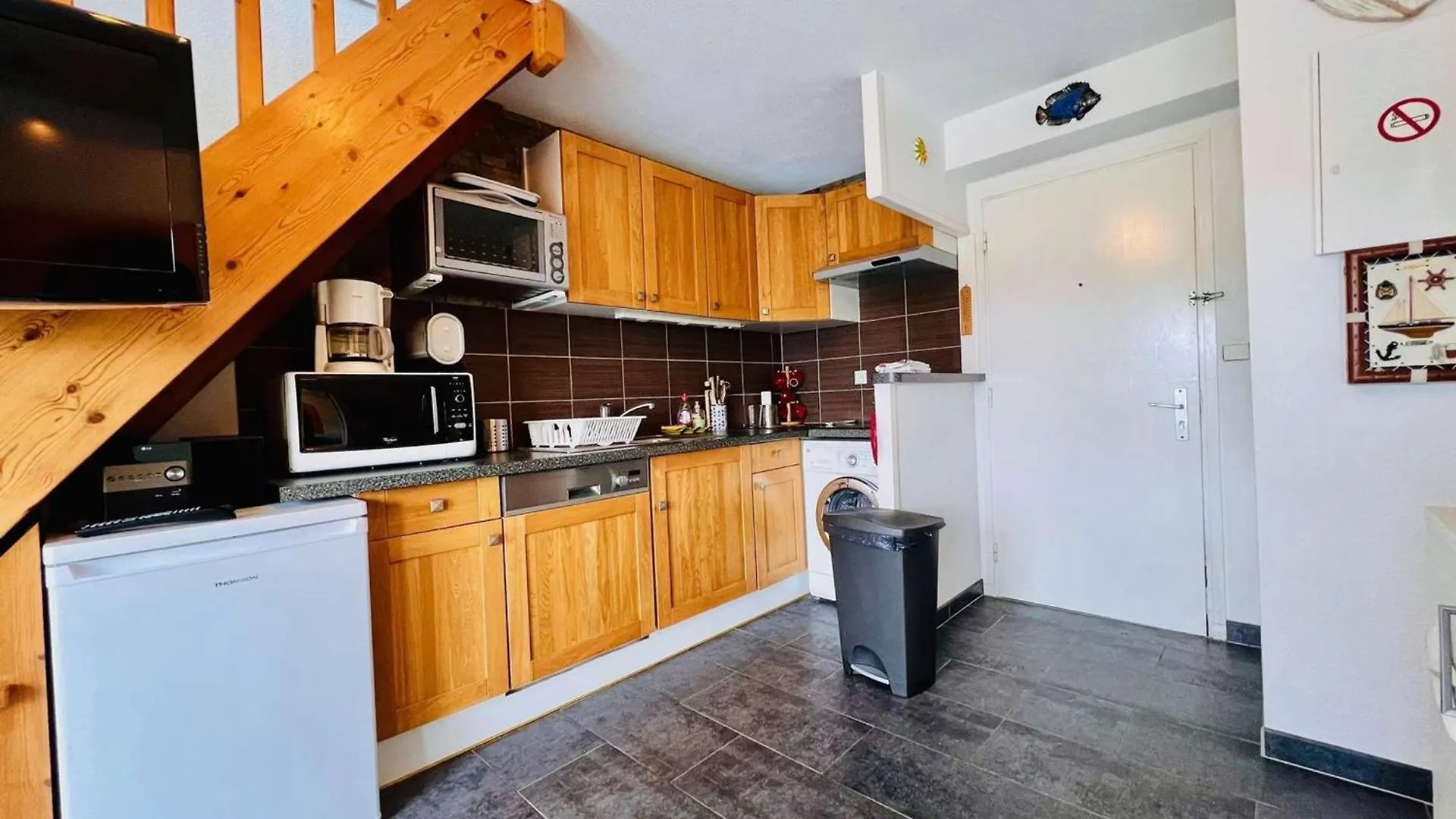 Quiberon - Studio + Mezzanine 4 Pers, Piscine, Parking - Fr-1-478-284 0*,  צרפת